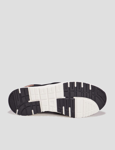 Loafers avec languette d'enfilage noir homme