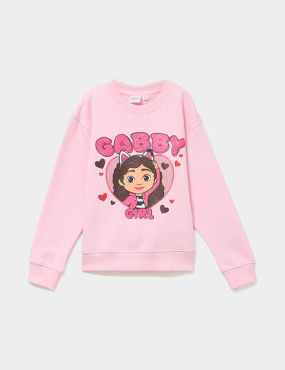 Sweat Gabby et la maison magique rose clair fille