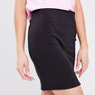 Jupe ajustée courte noir femme
