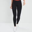 Jegging taille standard denim noir femme