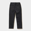 Jeans jogger droit taille &eacute;lastiqu&eacute;e denim noir gar&ccedil;on