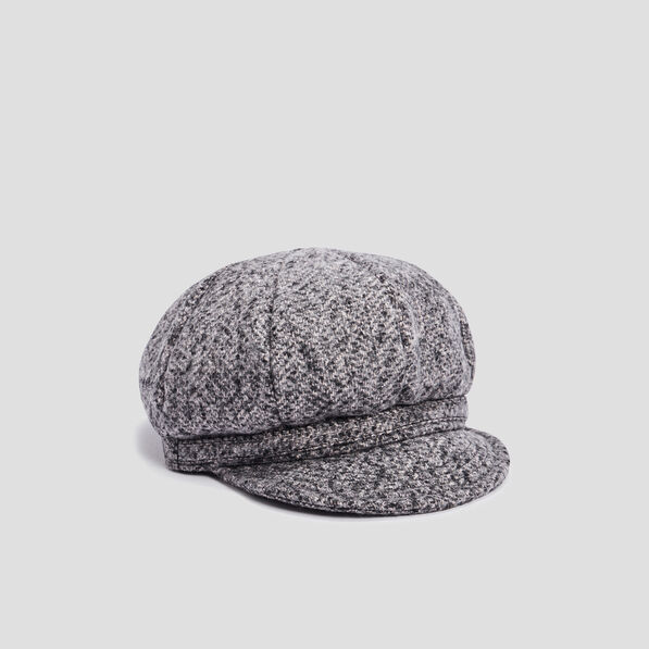 Casquette gavroche gris femme