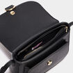 Sac besace en bandouli&egrave;re noir femme