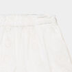 Short &eacute;lastiqu&eacute; broderie anglaise coton ivoire fille
