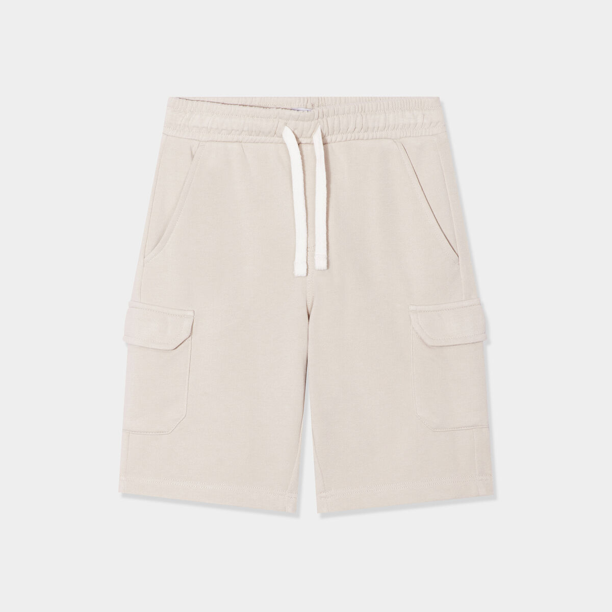 Short droit beige garçon