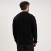 Gilet zipp&eacute; en maille manches longues noir homme