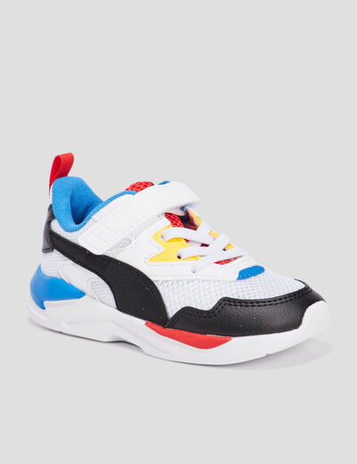 Runnings à lacets Puma X Ray Lite blanc garçon
