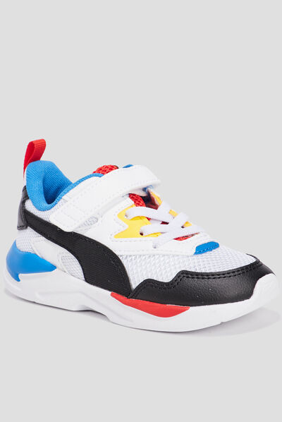 Runnings à lacets Puma X Ray Lite blanc garçon