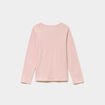 Ensemble pyjama pantalon et t-shirt rose clair fille