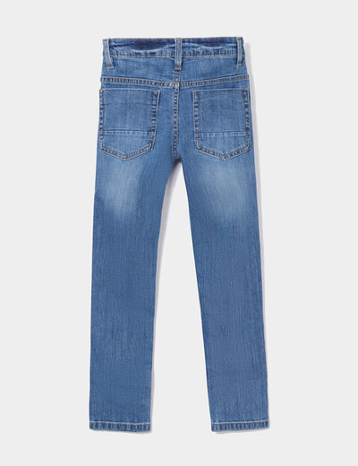 Jeans slim effet stretch denim double stone garçon