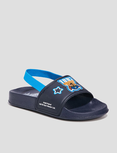 Mules de plage Pat Patrouille bleu garçon
