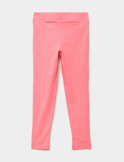 Legging coton majoritaire Kappa orange corail fille
