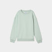 Sweat oversize manches longues col rond vert pastel garçon