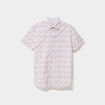 Chemise manches courtes coton ecru homme