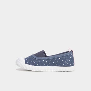 ballerines en toile bleu marine fille Ballerines en toile bleu marine fille