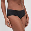 Shorty microfibre sans coutures noir femme