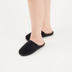 Chaussons mules Isotoner noir femme