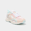 Baskets running m&eacute;moire de forme confort sable fille