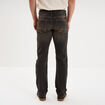 Jean stretch coupe regular denim noir homme