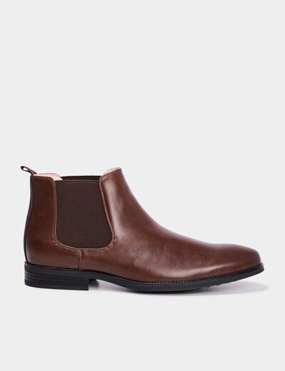 Bottines chelsea marron homme