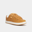 Tennis à lacets bout rond jaune foncé homme