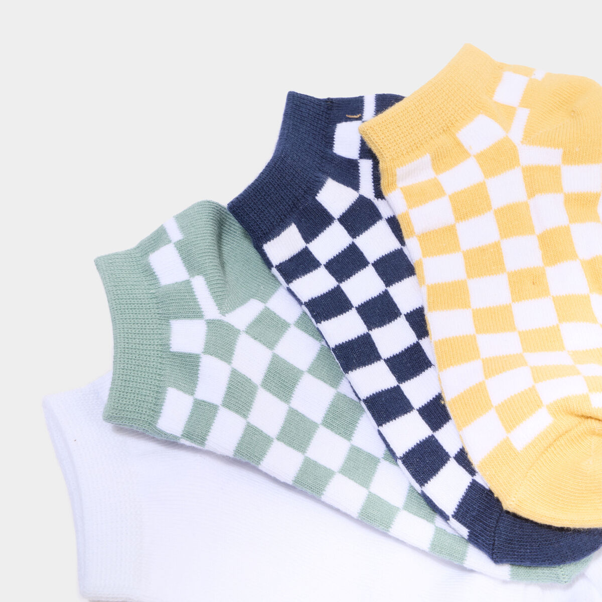 Lot 5 paires chaussettes invisibles multicolore gar&ccedil;on