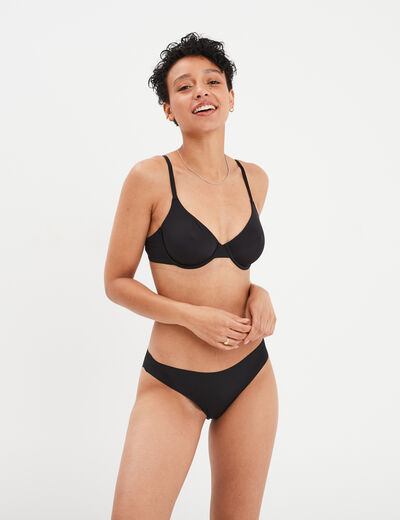 Culotte sans couture noir femme