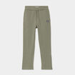 Pantalon jogging coupe ajustée vert kaki garçon