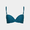 Haut de maillot de bain push up armatur&eacute; bleu p&eacute;trole femme