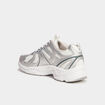 Baskets running à lacets gris argent homme