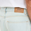 Jean relaxed 5 poches coton denim bleach homme