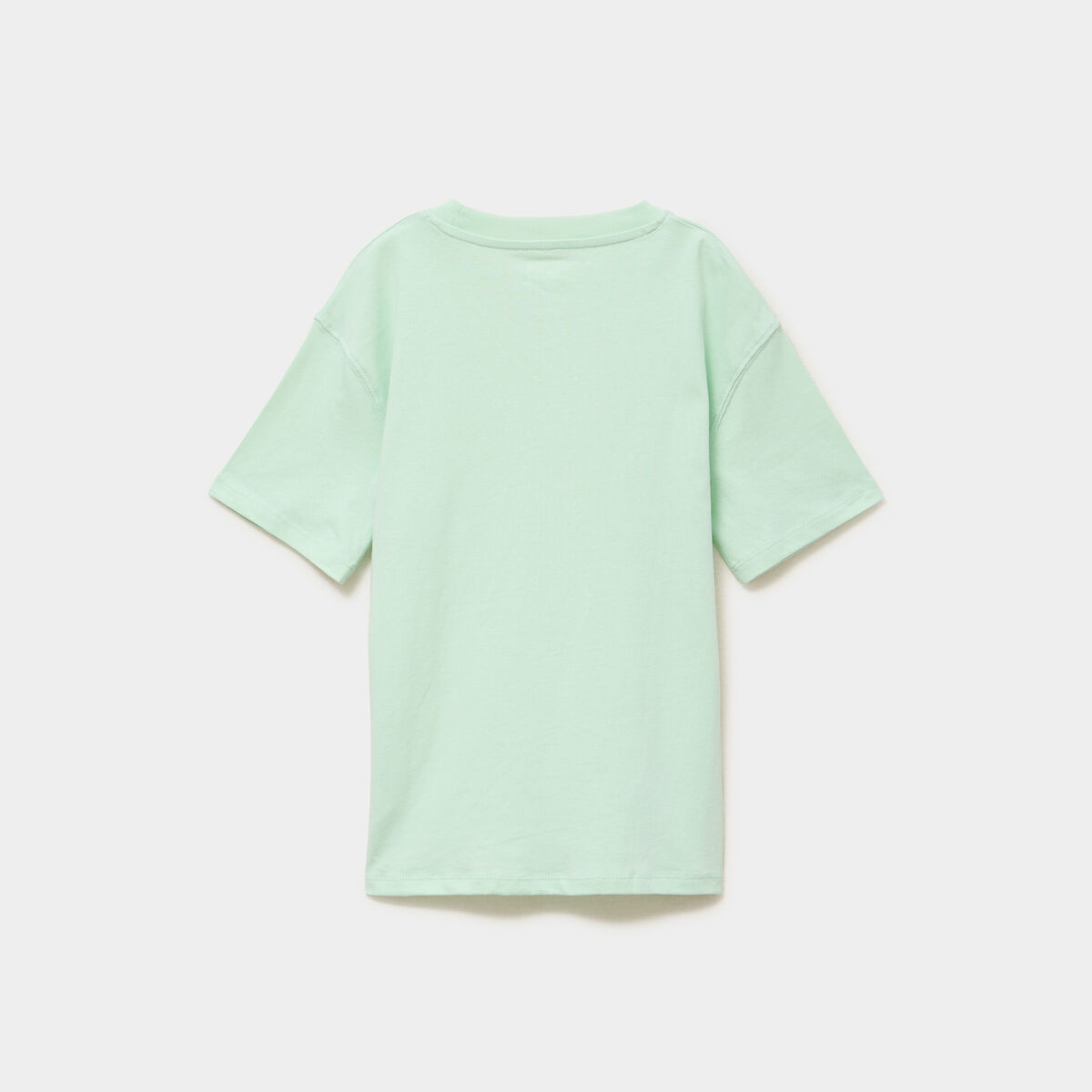 T-shirt oversize 1 poche manches courtes vert pastel gar&ccedil;on