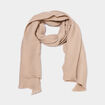 &Eacute;charpe effet pliss&eacute;e taupe femme