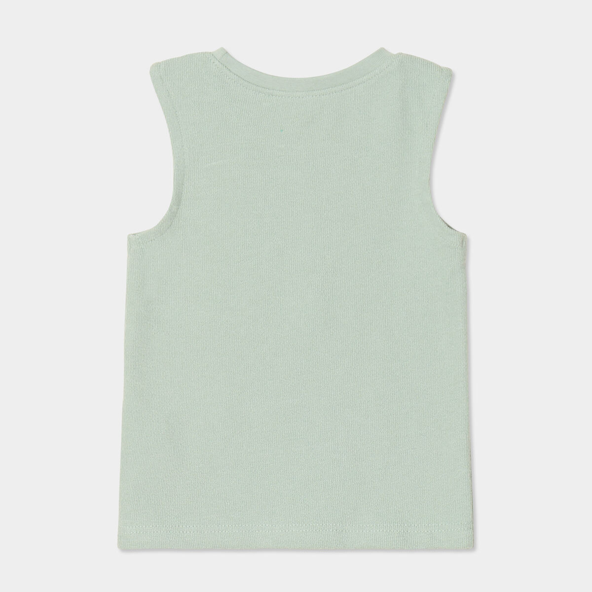 Ensemble 2 pièces débardeur short coton vert pastel bébé garçon