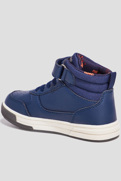 Baskets montantes Creeks bleu marine garçon