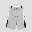 Short jogging droit Liberto gris garçon