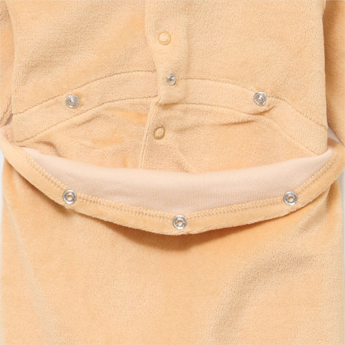 Dors-bien manches longues boutonn&eacute; camel b&eacute;b&eacute;