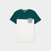 T-shirt manches courtes 1 poche Creeks vert foncé homme