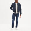 Jeans straight 5 poches denim stone homme