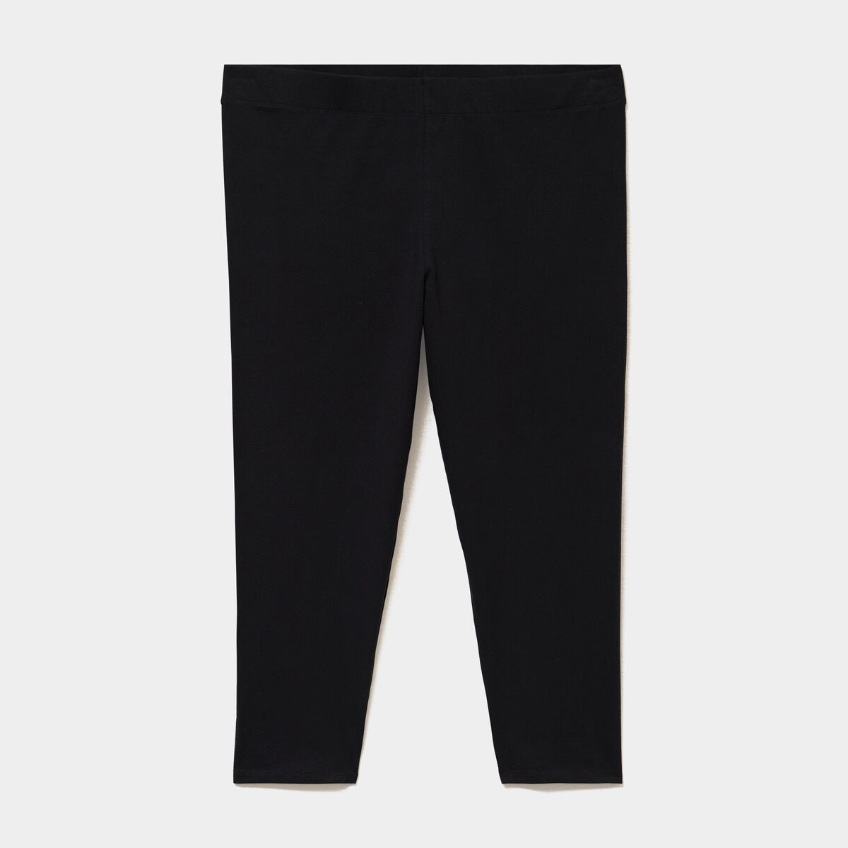 Legging corsaire taille &eacute;lastiqu&eacute;e noir femme grande taille
