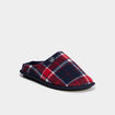 Chaussons mules rouge homme