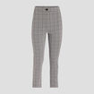 Pantalon droit taille haute gris femme