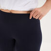 Legging avec taille &eacute;lastiqu&eacute;e bleu marine femme grande taille