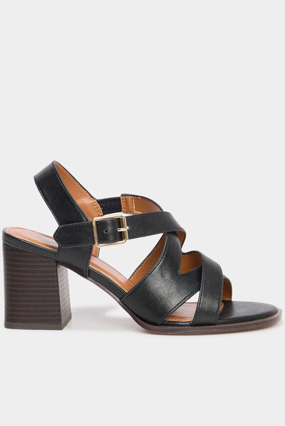 Sandales à talons Liberto noir femme