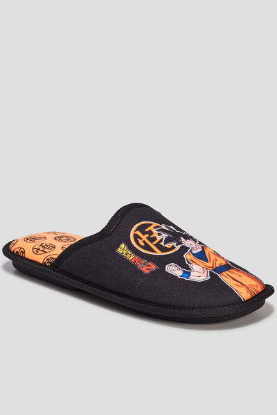 Chaussons mules Dragon Ball Z noir homme