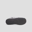 Chaussons bout rond fourrés gris homme