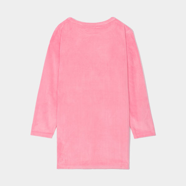 ensemble pyjama 2 pieces velours rose fille Ensemble pyjama 2 pièces velours rose fille