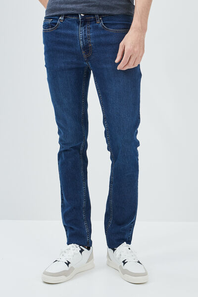 Jeans coupe skinny denim stone homme