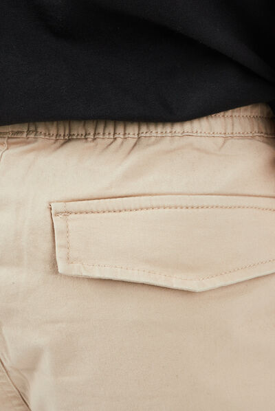 Pantalon jogpant sable homme