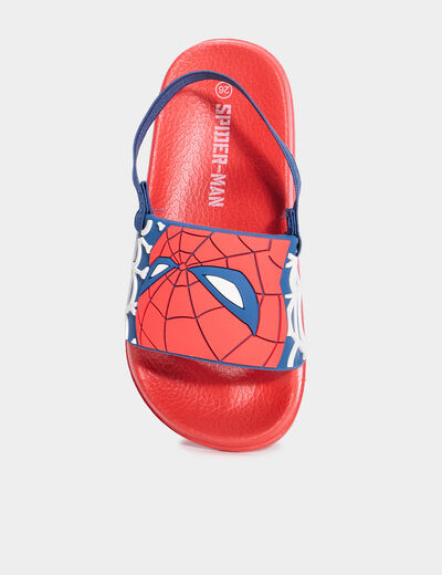 Mules de plage Spider-Man rouge garçon